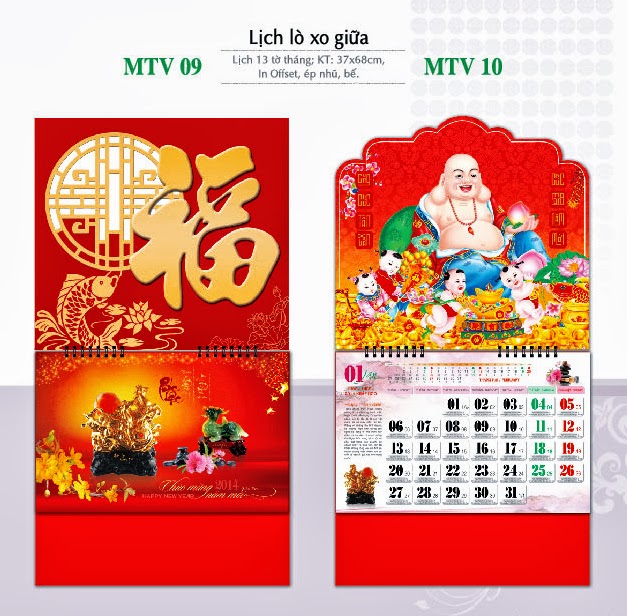 in lịch để bàn 2015